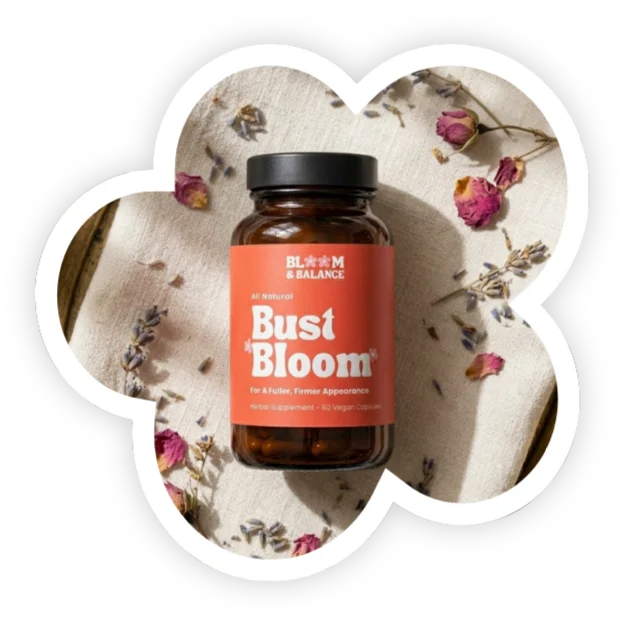 Bust Bloom with a flower frame